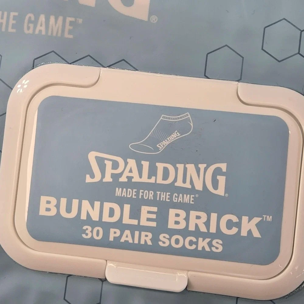 Spalding Socks Mens 9-11 Multicolor No-Show Sneaker Arch Support 30 Pair